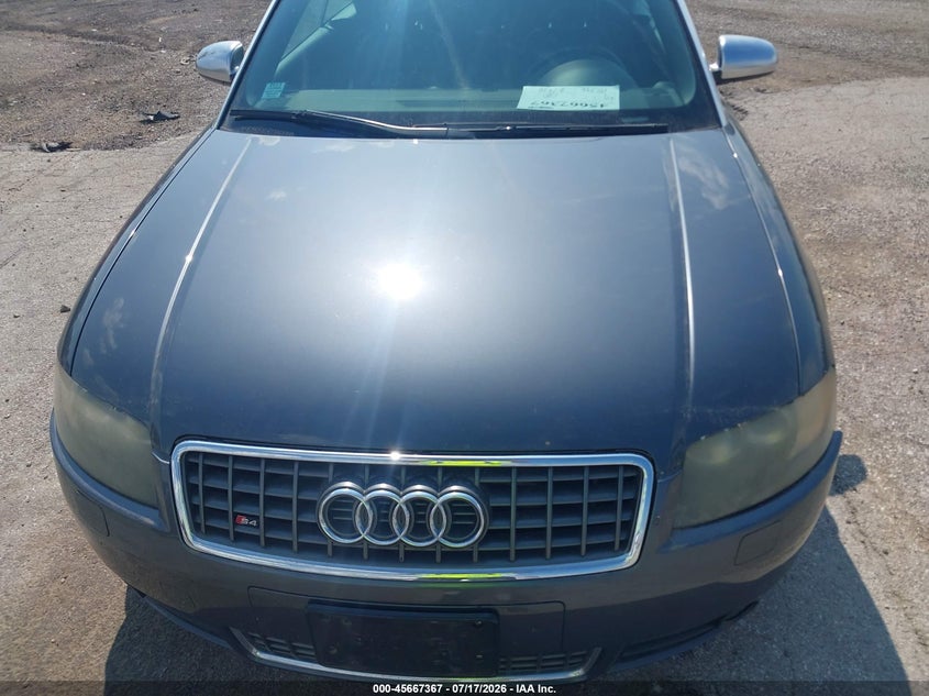 2005 Audi S4 VIN WUARL48H95K902693 IAAI salvage auction — NORMAL WEAR, Clear (Illinois), sold $25 on 2026-07-29 (photo 6)
