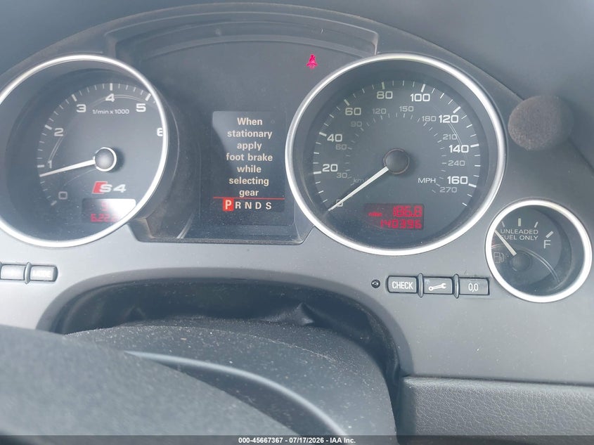2005 Audi S4 VIN WUARL48H95K902693 IAAI salvage auction — NORMAL WEAR, Clear (Illinois), sold $25 on 2026-07-29 (photo 7)