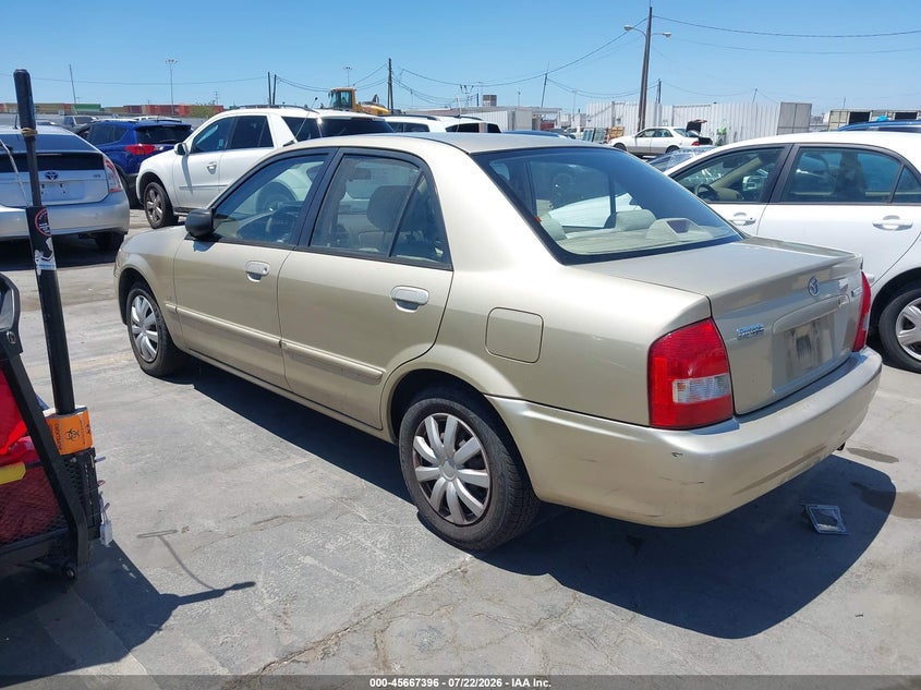 2001 Mazda Protege VIN JM1BJ222110424014 IAAI salvage auction — NORMAL WEAR, Clear - Dealer Only (California), sold $25 on 2026-07-29 (photo 3)