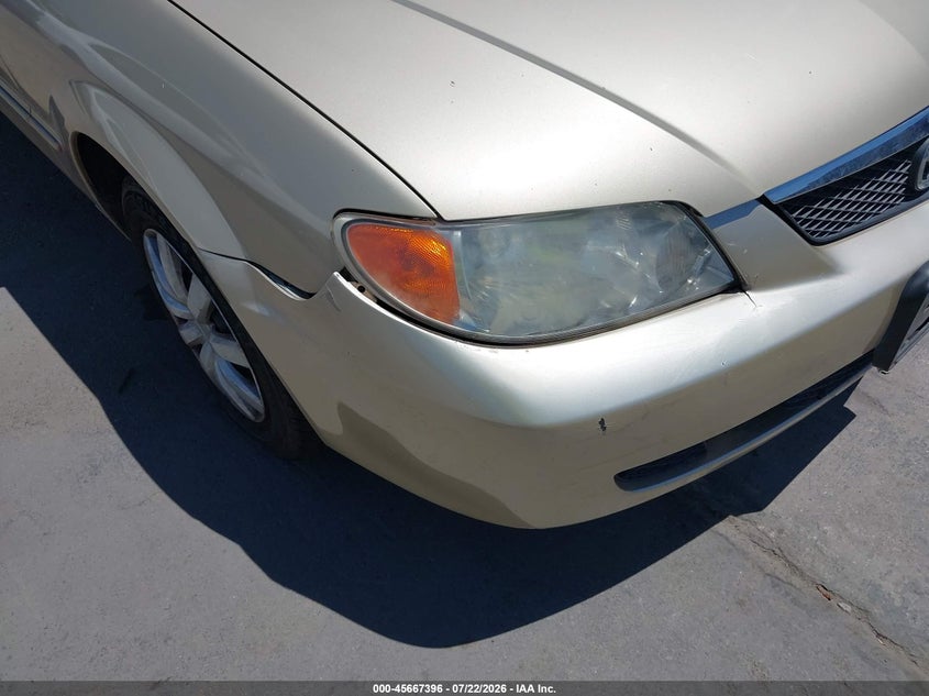 2001 Mazda Protege VIN JM1BJ222110424014 IAAI salvage auction — NORMAL WEAR, Clear - Dealer Only (California), sold $25 on 2026-07-29 (photo 6)
