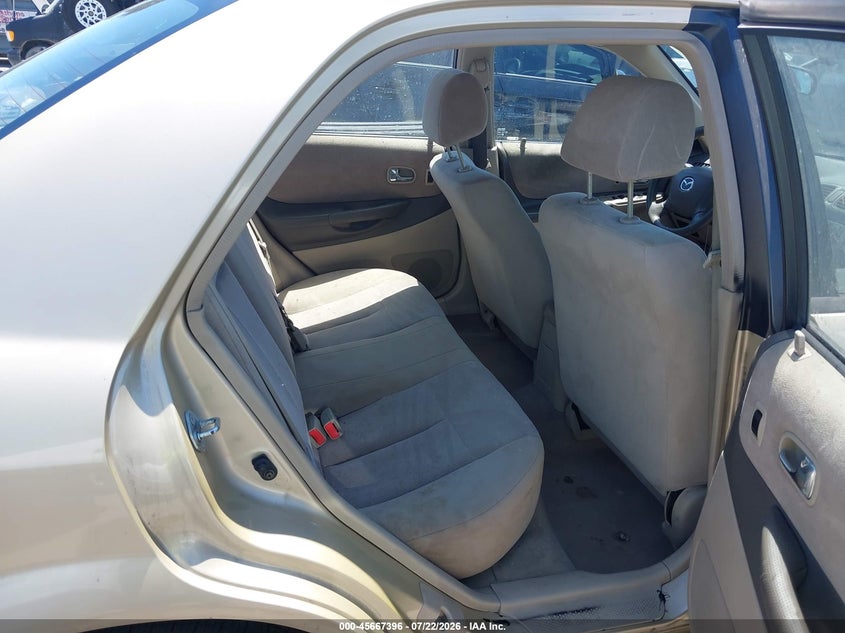 2001 Mazda Protege VIN JM1BJ222110424014 IAAI salvage auction — NORMAL WEAR, Clear - Dealer Only (California), sold $25 on 2026-07-29 (photo 8)