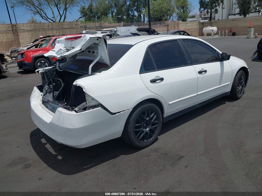 2006 Honda Accord VIN JHMCM56146C008431 IAAI salvage auction — FRONT & REAR, Salvage Certificate (California), sold $500 on 2026-07-31 (photo 4)