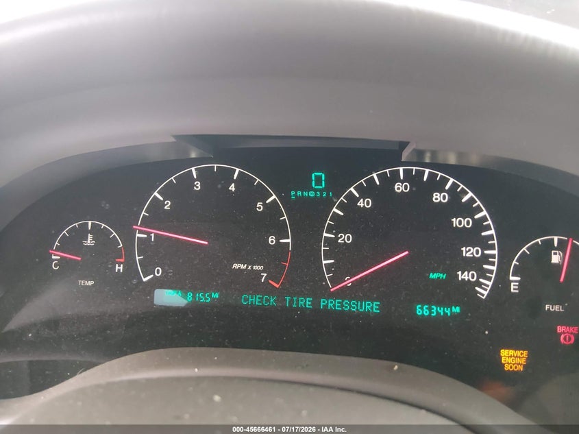 2001 Cadillac Seville VIN 1G6KY54921U140863 IAAI salvage auction — FRONT END, Salvage (Arizona), sold $25 on 2026-07-31 (photo 7)