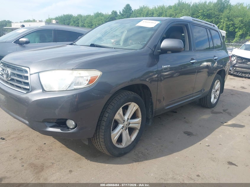 2008 Toyota Highlander VIN JTEES42A082053449 IAAI salvage auction — NORMAL WEAR, Clear (Connecticut), sold $1,300 on 2026-07-23 (photo 2)
