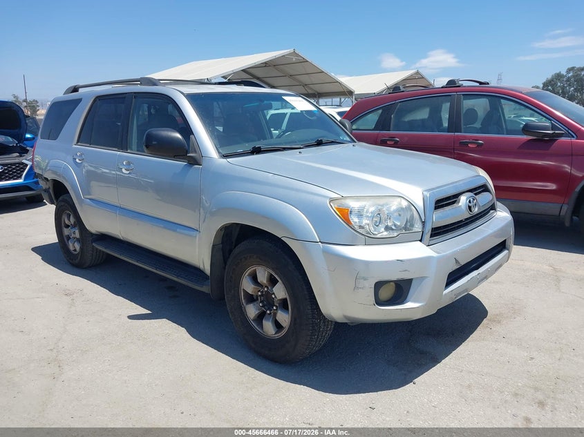 2007 Toyota 4runner VIN JTEZU14R478065919 IAAI salvage auction — REAR END, Salvage (California), sold $3,050 on 2026-07-29 (photo 1)