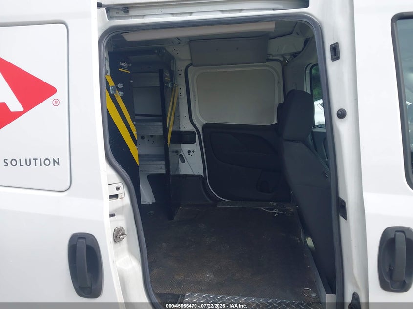 2019 Ram Promaster city VIN ZFBHRFAB0K6N86617 IAAI salvage auction — SIDE, Clear (Massachusetts), sold $1,200 on 2026-08-11 (photo 8)