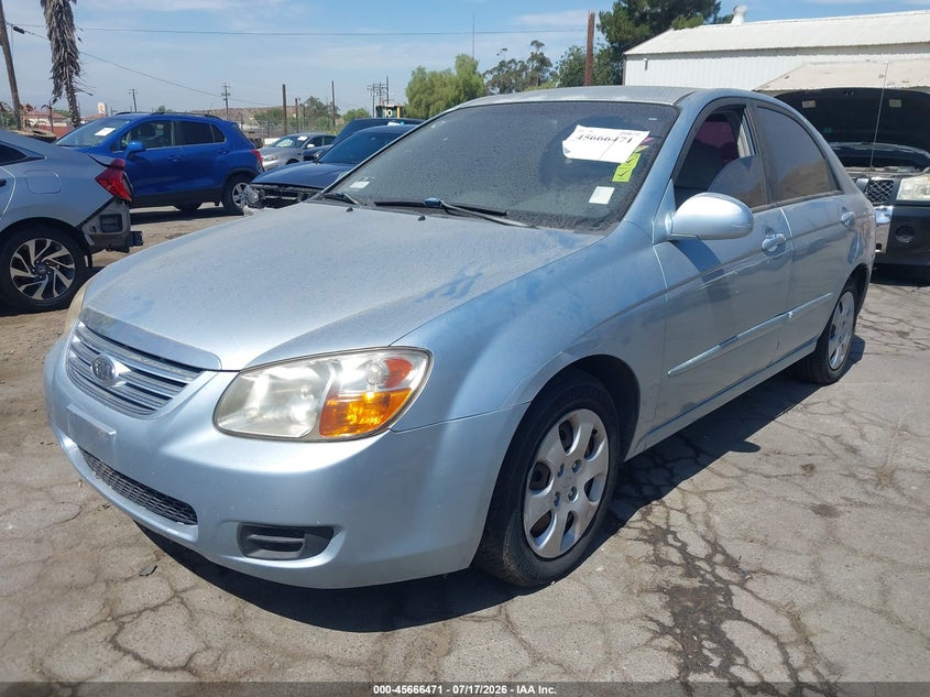 2007 Kia Spectra VIN KNAFE122775487918 IAAI salvage auction — NORMAL WEAR, Clear - Dealer Only (California), sold $550 on 2026-07-28 (photo 2)
