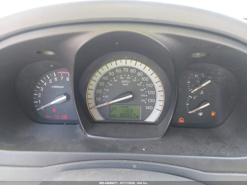 2007 Kia Spectra VIN KNAFE122775487918 IAAI salvage auction — NORMAL WEAR, Clear - Dealer Only (California), sold $550 on 2026-07-28 (photo 7)