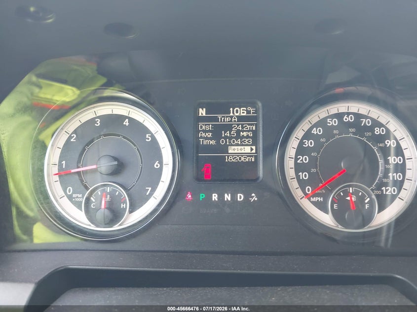 2017 Ram 3500 VIN 3C63R3GT6HG775275 IAAI salvage auction — NORMAL WEAR, Sf97 (Hawaii), sold $15,600 on 2026-07-28 (photo 7)