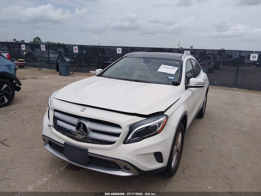 2016 Mercedes-benz Gla-klasse VIN WDCTG4EB2GJ211533 IAAI salvage auction — FRONT END, Salvage Title, sold $7,000 on 2026-09-02 (photo 2)