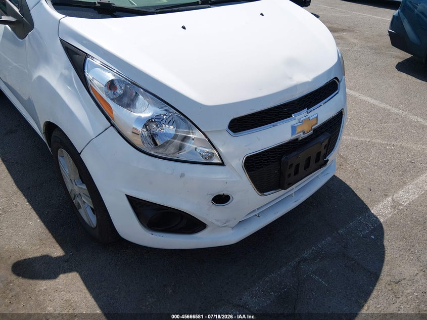 2013 Chevrolet Spark VIN KL8CD6S98DC603713 IAAI salvage auction — FRONT END, Salvage Title, sold $375 on 2026-07-30 (photo 6)