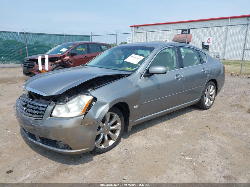 2007 Infiniti M35 VIN JNKAY01FX7M450790 IAAI salvage auction — FRONT END, Mv-907A (New York), sold $25 on 2026-07-28 (photo 2)