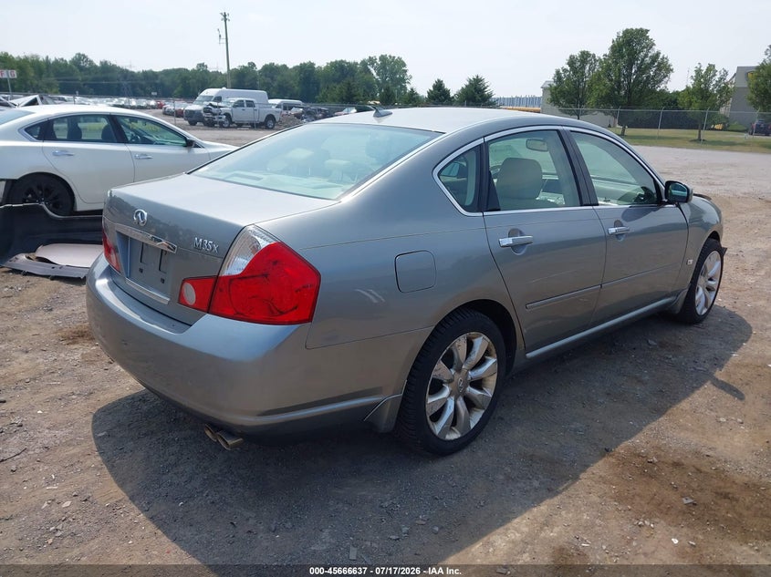 2007 Infiniti M35 VIN JNKAY01FX7M450790 IAAI salvage auction — FRONT END, Mv-907A (New York), sold $25 on 2026-07-28 (photo 4)