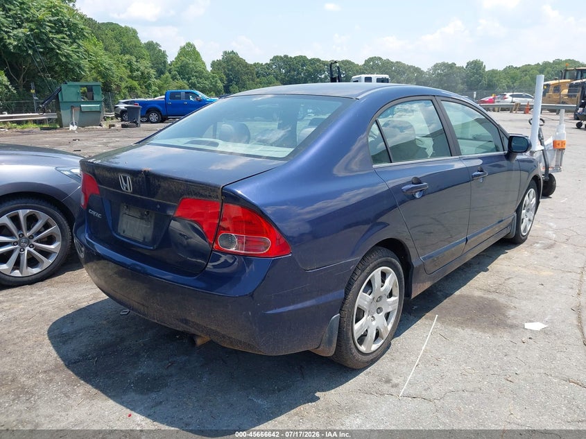 2008 Honda Civic VIN 1HGFA15588L076868 IAAI salvage auction — NORMAL WEAR, Clear (North Carolina), sold $25 on 2026-07-24 (photo 4)