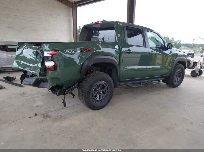2026 Nissan Navara (frontier) VIN 1N6ED1EK4TN642851 IAAI salvage auction — REAR END, Salvage Title, sold $13,200 on 2026-08-19 (photo 4)