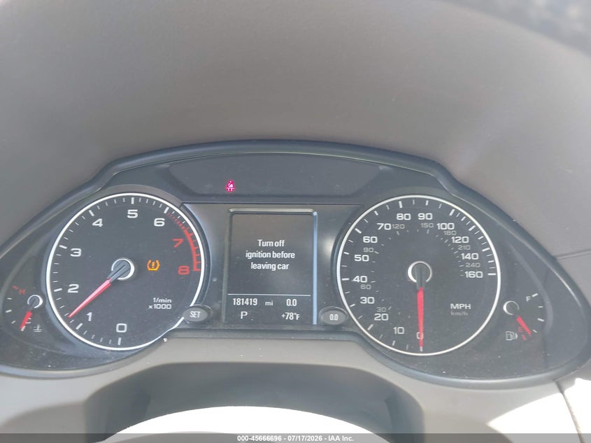 2015 Audi Q5 VIN WA1DGAFP1FA012338 IAAI salvage auction — NORMAL WEAR, Clear - Dealer Only (California), sold $775 on 2026-07-29 (photo 7)