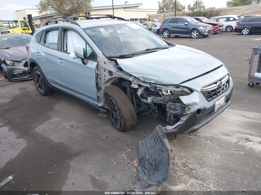 2021 Subaru Xv VIN JF2GTAPC9M8386373 IAAI salvage auction — RIGHT FRONT, Salvage Certificate (California), sold $1,450 on 2026-07-29 (photo 1)