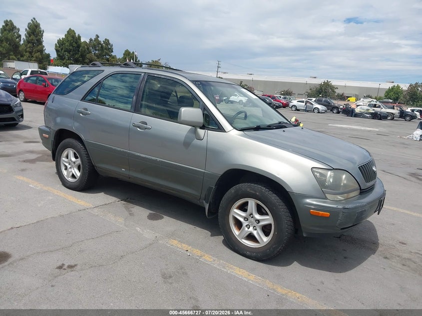 2000 Lexus Rx 300 VIN JT6HF10UXY0100250 IAAI salvage auction — NORMAL WEAR, Clear - Dealer Only (California), sold $400 on 2026-07-29 (photo 1)