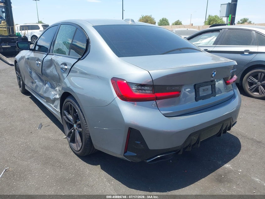 2023 BMW 3er VIN 3MW49FS09P8D40512 IAAI salvage auction — LEFT SIDE, Salvage Title, sold $27,000 on 2026-07-31 (photo 3)