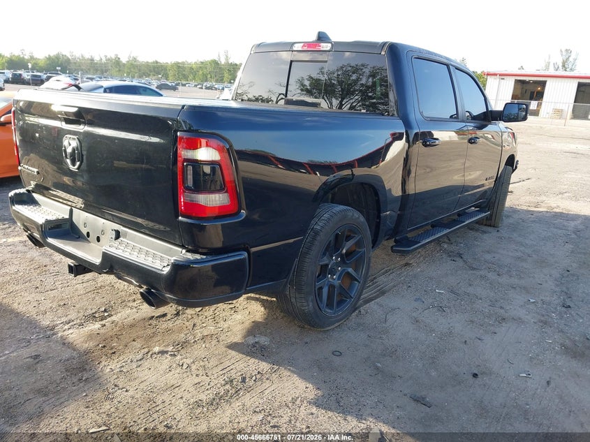 2024 Ram 1500 VIN 1C6RREJT1RN205790 IAAI salvage auction — FRONT END, Certificate Of Destruction (Florida), sold $3,150 on 2026-09-12 (photo 4)