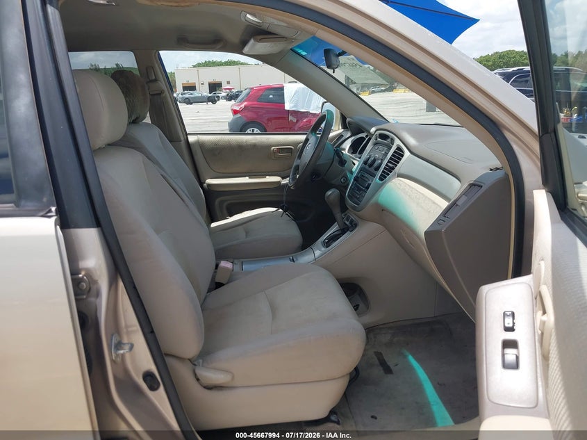 2004 Toyota Highlander VIN JTEDP21A840018294 IAAI salvage auction — NORMAL WEAR, Clear (Florida), sold $750 on 2026-07-23 (photo 5)