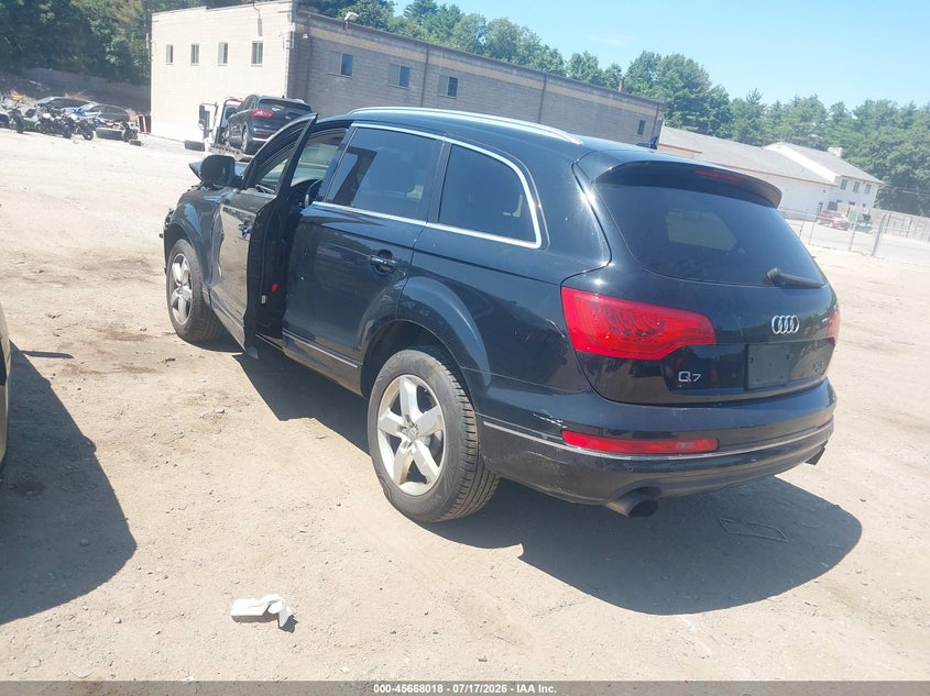 2014 Audi Q7 VIN WA1LGAFE5ED019574 IAAI salvage auction — FRONT END, Clear (Massachusetts), sold $775 on 2026-07-31 (photo 3)