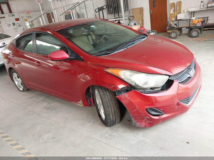 2011 Hyundai Elantra VIN KMHDH4AE0BU117077 IAAI salvage auction — NORMAL WEAR, Clear (Virginia), sold $125 on 2026-07-24 (photo 1)