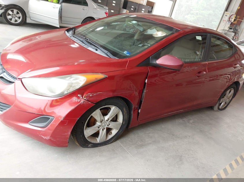 2011 Hyundai Elantra VIN KMHDH4AE0BU117077 IAAI salvage auction — NORMAL WEAR, Clear (Virginia), sold $125 on 2026-07-24 (photo 6)