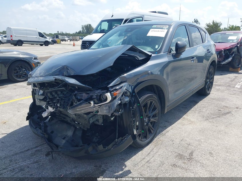 2025 Mazda Cx-5 VIN JM3KFBCM9S0681903 IAAI salvage auction — FRONT END, Clear (Kansas), sold $8,050 on 2026-07-30 (photo 2)