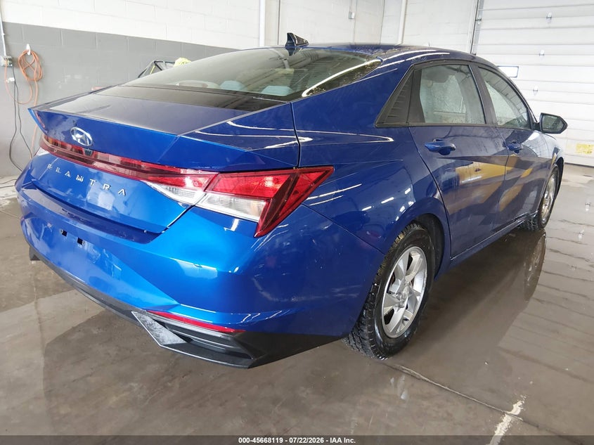 2021 Hyundai Elantra VIN 5NPLL4AG2MH048311 IAAI salvage auction — SIDE, Sf97 (New York), sold $9,050 on 2026-08-20 (photo 4)