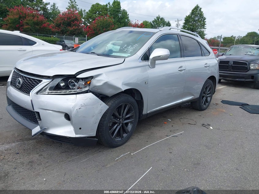 2014 Lexus Rx VIN 2T2BK1BA7EC229699 IAAI salvage auction — LEFT FRONT, Salvage (North Carolina), sold $8,000 on 2026-08-03 (photo 2)