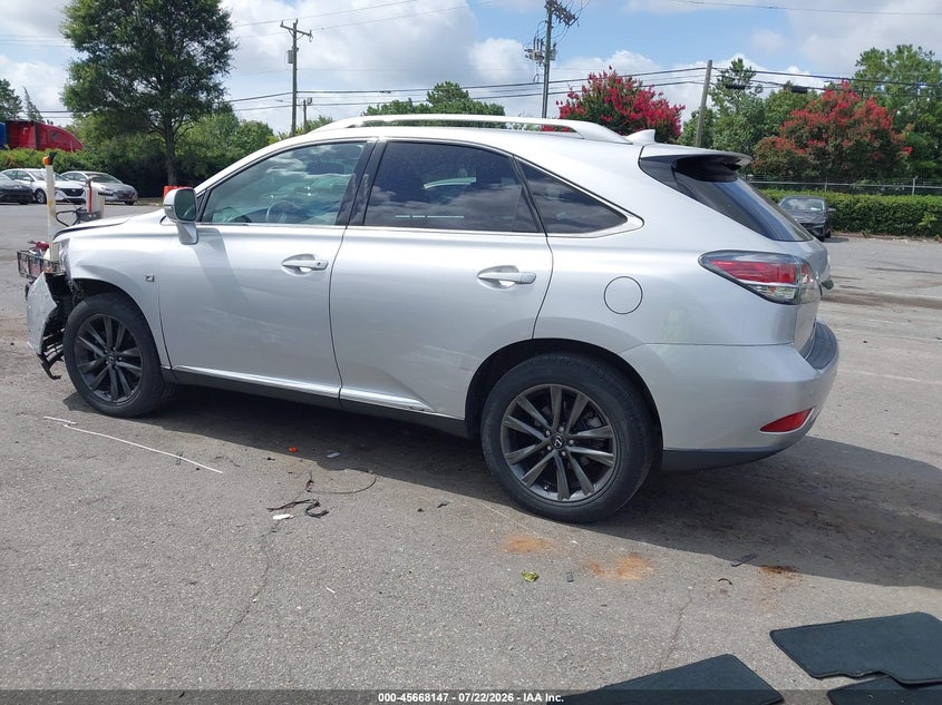 2014 Lexus Rx VIN 2T2BK1BA7EC229699 IAAI salvage auction — LEFT FRONT, Salvage (North Carolina), sold $8,000 on 2026-08-03 (photo 3)