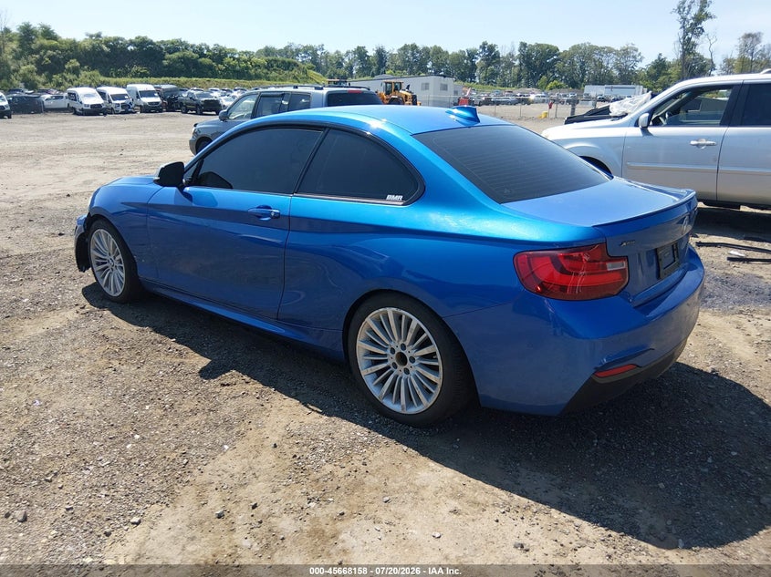 2017 BMW 2er VIN WBA2G3C33HV986714 IAAI salvage auction — FRONT END, Salvage Title, sold $9,200 on 2026-08-27 (photo 3)