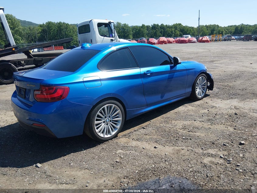 2017 BMW 2er VIN WBA2G3C33HV986714 IAAI salvage auction — FRONT END, Salvage Title, sold $9,200 on 2026-08-27 (photo 4)