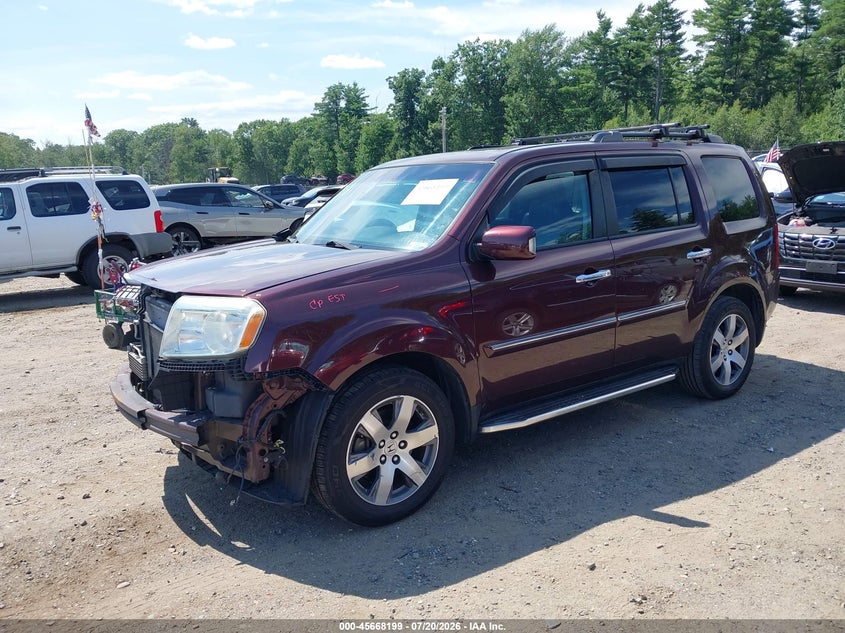 2014 Honda Pilot VIN 5FNYF4H95EB052356 IAAI salvage auction — FRONT END, Salvage Title, sold $525 on 2026-07-25 (photo 2)
