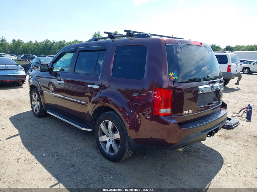 2014 Honda Pilot VIN 5FNYF4H95EB052356 IAAI salvage auction — FRONT END, Salvage Title, sold $525 on 2026-07-25 (photo 3)