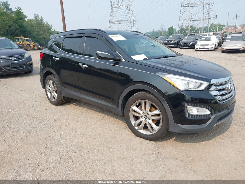 2013 Hyundai Santa fe VIN 5XYZUDLA2DG066413 IAAI salvage auction — NORMAL WEAR, Clear (Pennsylvania), sold $825 on 2026-07-24 (photo 1)