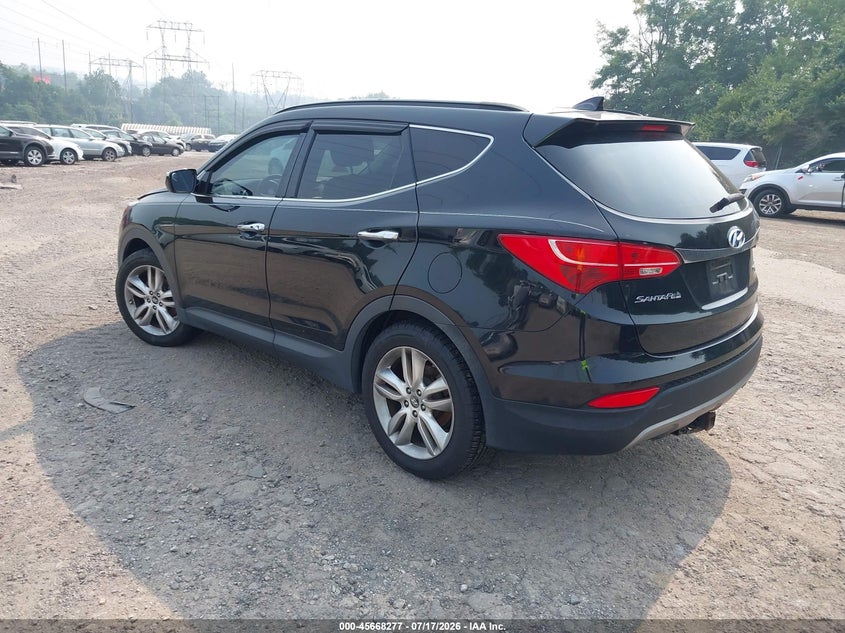 2013 Hyundai Santa fe VIN 5XYZUDLA2DG066413 IAAI salvage auction — NORMAL WEAR, Clear (Pennsylvania), sold $825 on 2026-07-24 (photo 3)