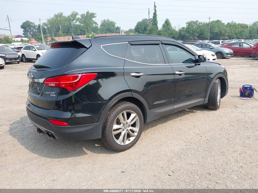 2013 Hyundai Santa fe VIN 5XYZUDLA2DG066413 IAAI salvage auction — NORMAL WEAR, Clear (Pennsylvania), sold $825 on 2026-07-24 (photo 4)