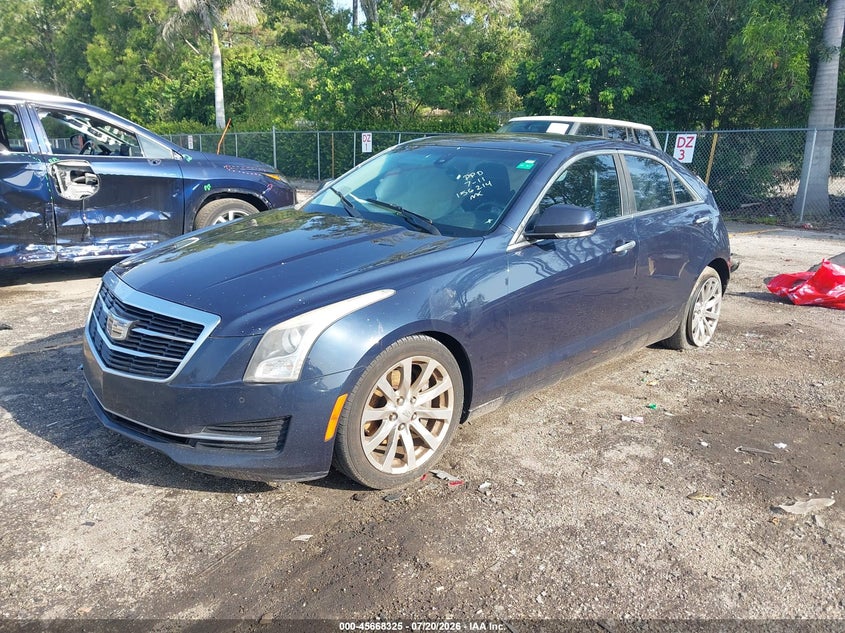 2017 Cadillac Ats VIN 1G6AB5RX4H0156214 IAAI salvage auction — REAR END, Wait Title, sold $25 on 2026-08-26 (photo 2)