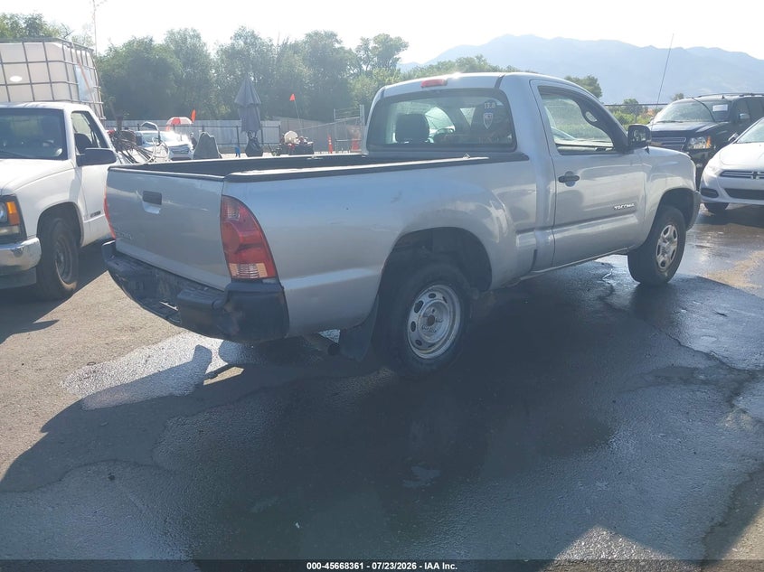 2007 Toyota Tacoma VIN 5TENX22N97Z439424 IAAI salvage auction — NORMAL WEAR, Clear (Utah), sold $125 on 2026-07-30 (photo 4)