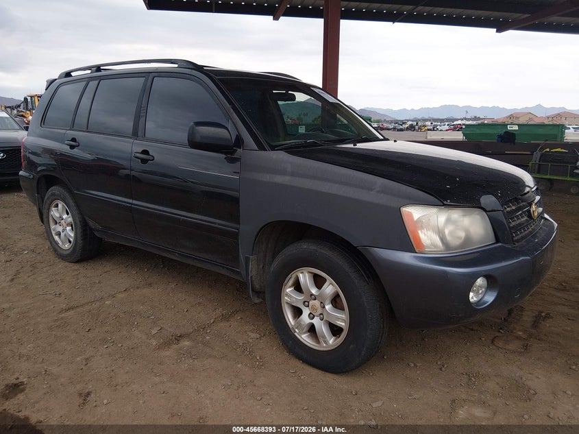 2001 Toyota Highlander VIN JTEHF21A810012298 IAAI salvage auction — NORMAL WEAR, Salvage (Arizona), sold $225 on 2026-07-28 (photo 1)