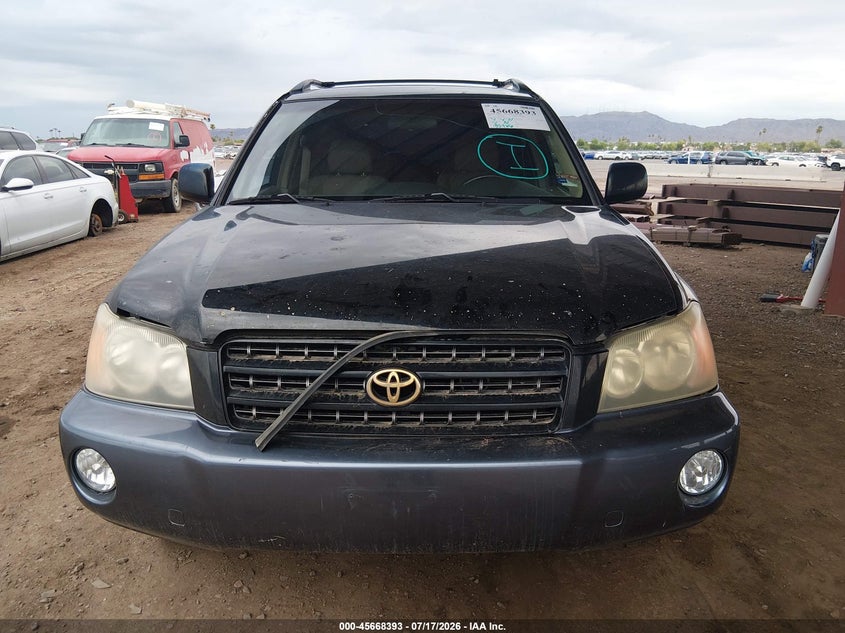 2001 Toyota Highlander VIN JTEHF21A810012298 IAAI salvage auction — NORMAL WEAR, Salvage (Arizona), sold $225 on 2026-07-28 (photo 6)