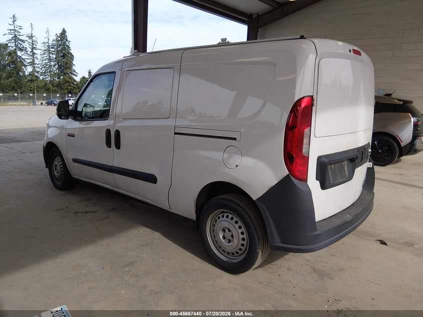 2018 Ram Promaster city VIN ZFBERFAB2J6J34847 IAAI salvage auction — FRONT END, Wait Title, sold $3,050 on 2026-08-05 (photo 3)