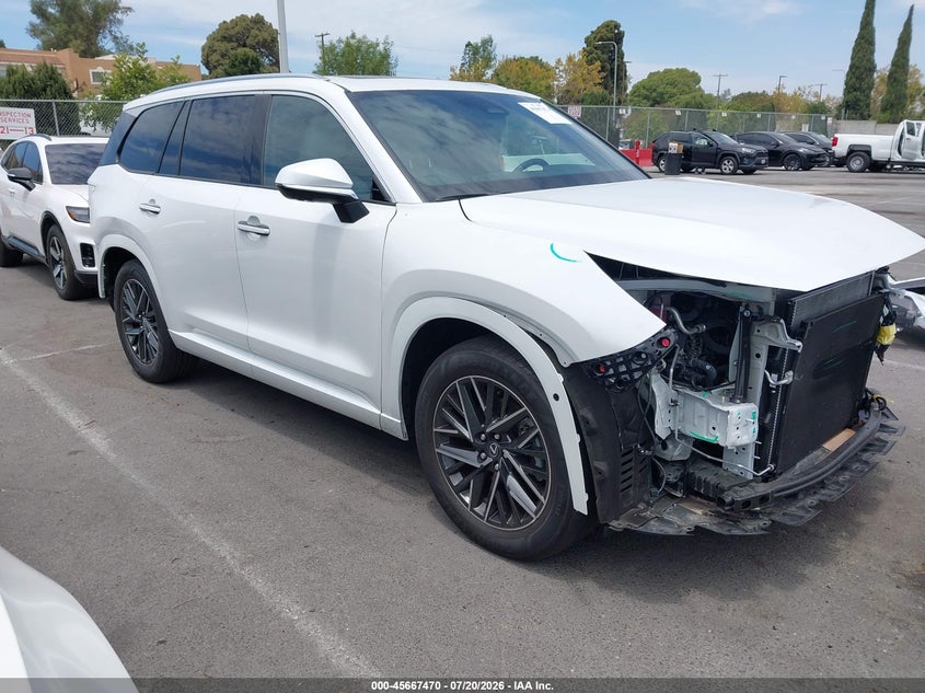 2025 Lexus Tx VIN 5TDAAAA69SS017602 IAAI salvage auction — REAR END, Salvage (California), sold $28,250 on 2026-08-24 (photo 1)