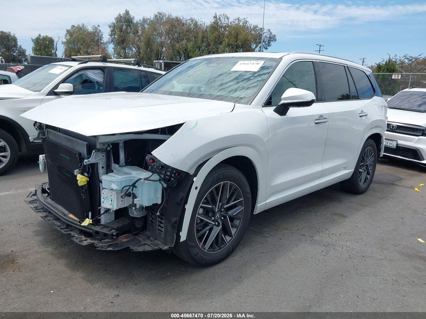 2025 Lexus Tx VIN 5TDAAAA69SS017602 IAAI salvage auction — REAR END, Salvage (California), sold $28,250 on 2026-08-24 (photo 2)