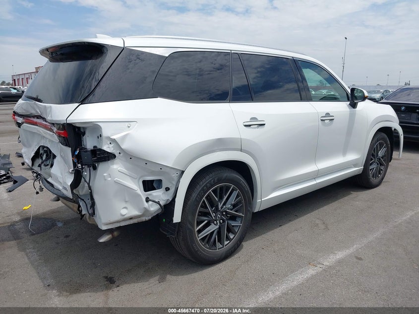 2025 Lexus Tx VIN 5TDAAAA69SS017602 IAAI salvage auction — REAR END, Salvage (California), sold $28,250 on 2026-08-24 (photo 4)