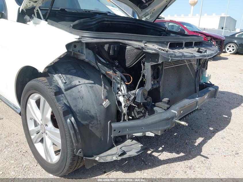2013 Mercedes-benz M-klasse VIN 4JGDA5JB0DA182158 IAAI salvage auction — FRONT END, Salvage (Florida), sold $6,800 on 2026-08-05 (photo 6)