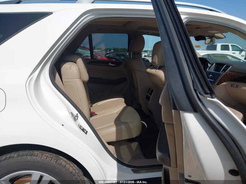 2013 Mercedes-benz M-klasse VIN 4JGDA5JB0DA182158 IAAI salvage auction — FRONT END, Salvage (Florida), sold $6,800 on 2026-08-05 (photo 8)