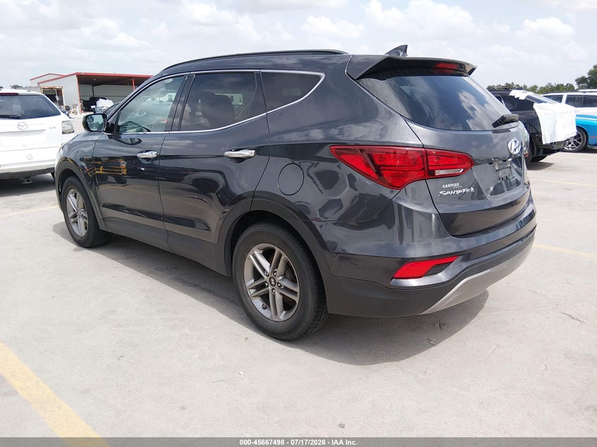 2017 Hyundai Santa fe VIN 5XYZTDLB6HG458652 IAAI salvage auction — NORMAL WEAR, Original (Texas), sold $925 on 2026-07-30 (photo 3)